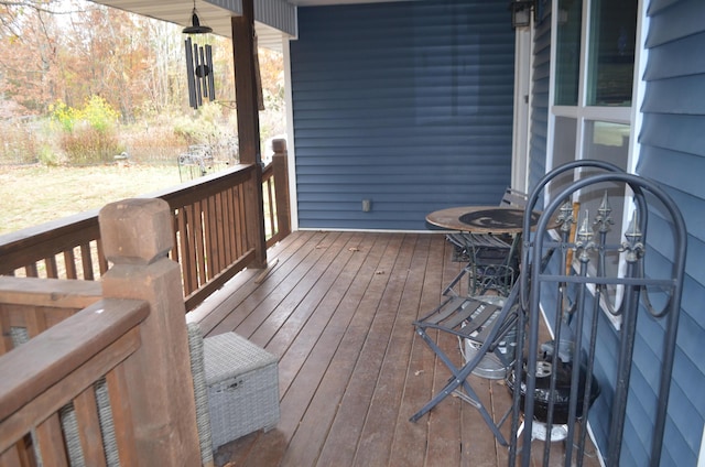 4435 Olga Rd, Fordland, MO 65652 - wooden terrace featuring covered porch