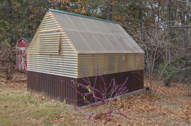 4435 Olga Rd, Fordland, MO 65652 - exterior space with an outbuilding and metal roof