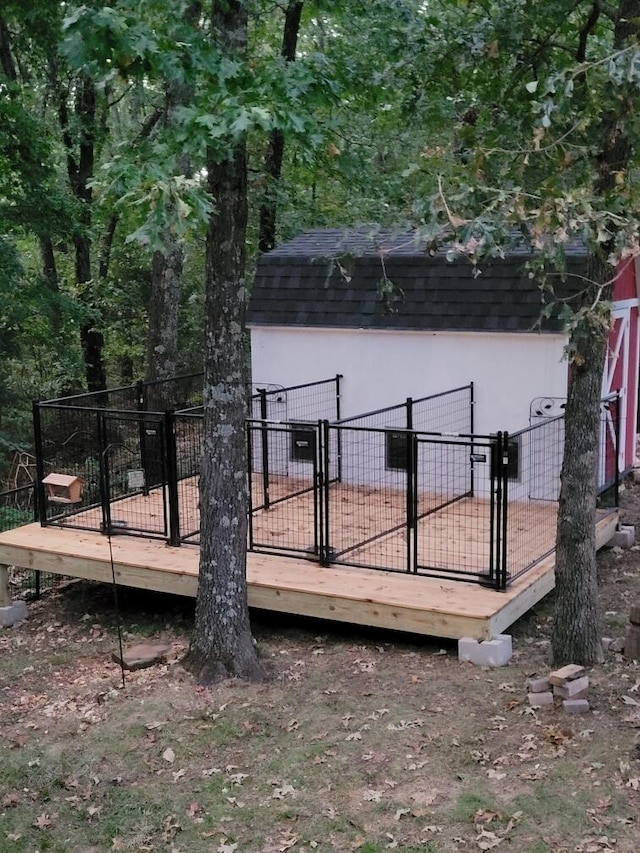 4435 Olga Rd, Fordland, MO 65652 - wooden terrace featuring fence