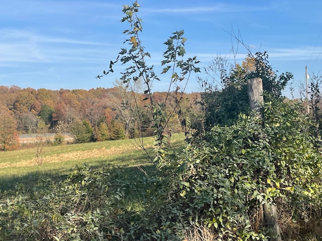 view of mountain feature featuring a rural view