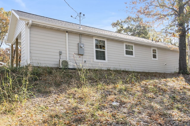 view of rear view of property