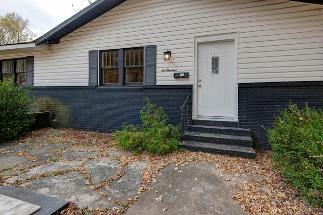 view of entrance to property