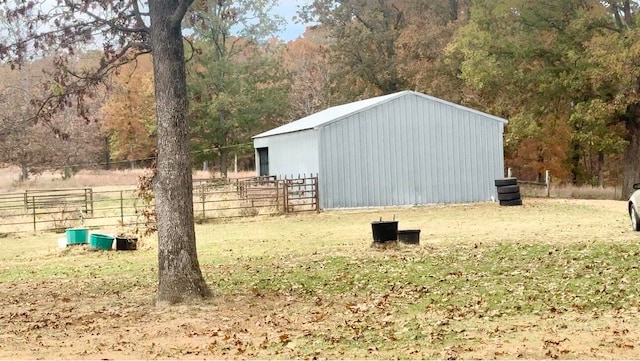 view of outdoor structure