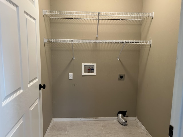 81 Clear Cove Dr, Reeds Spring, MO 65737 - washroom featuring hookup for an electric dryer, baseboards, and washer hookup