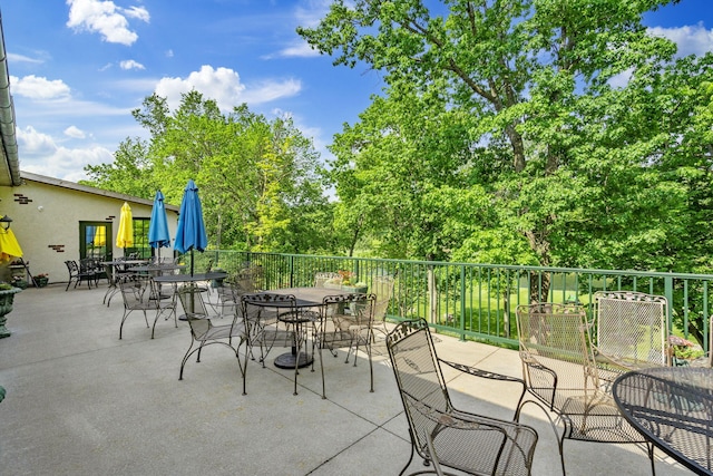 view of patio