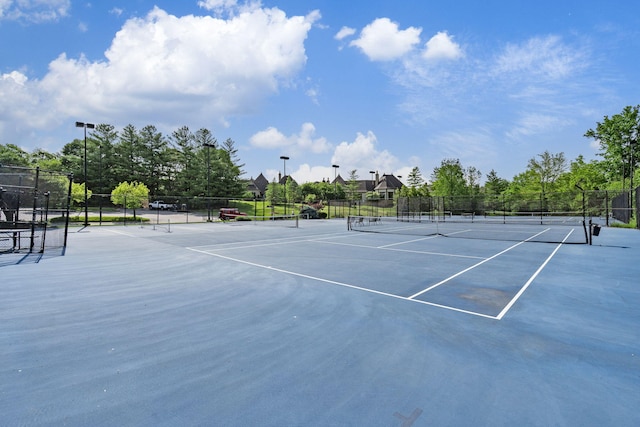 view of sport court