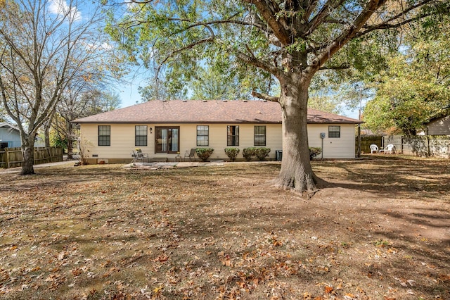 view of back of property