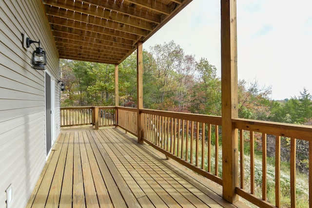 view of deck