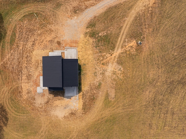 bird's eye view featuring a rural view