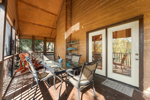 24 Baldknobber Dr Unit 18, Branson West, MO 65737 - sunroom / solarium with outdoor dining area
