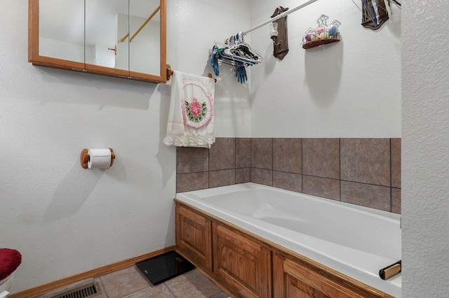 bathroom featuring a bathing tub