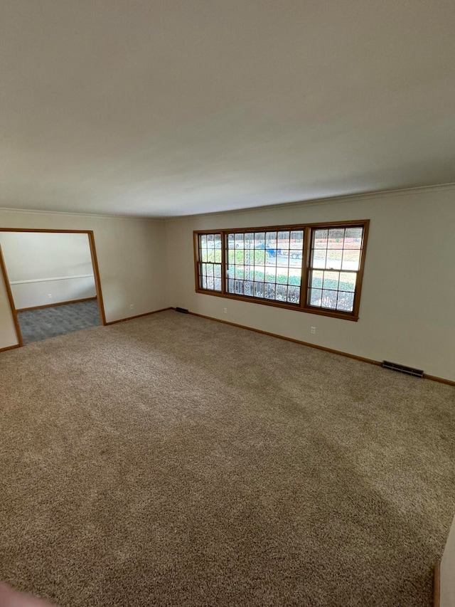 empty room with a healthy amount of sunlight and carpet floors