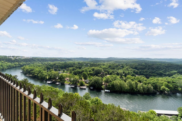 property view of water