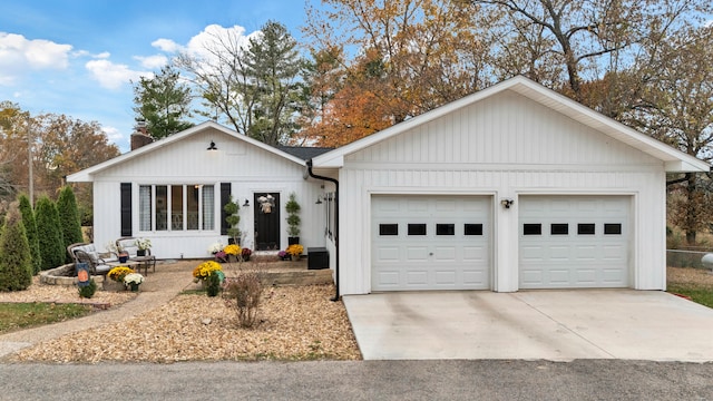 ranch-style house with a garage