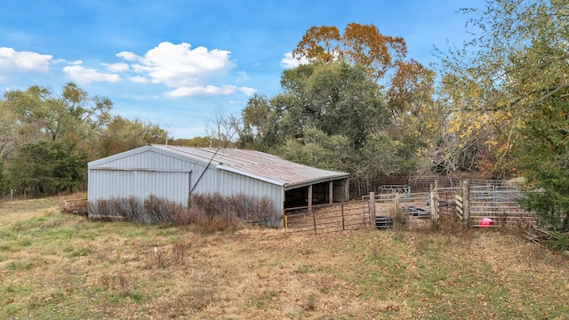 view of outbuilding