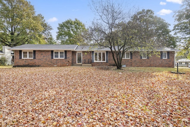 view of ranch-style home