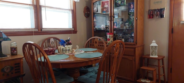 view of dining room