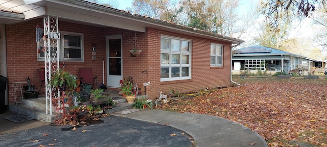 view of front of home