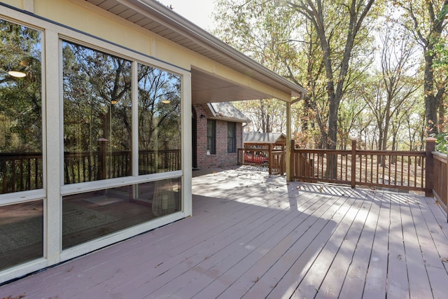 view of deck