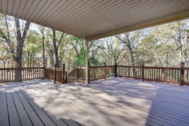 view of deck