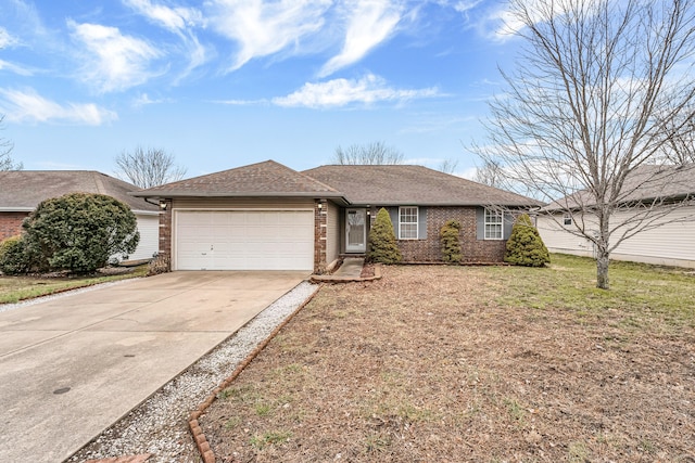 ranch-style house with a garage