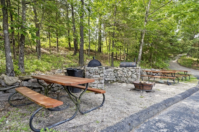 982 Indian Point Road Block Of 10, Indian Point, MO 65616 - view of patio featuring a grill