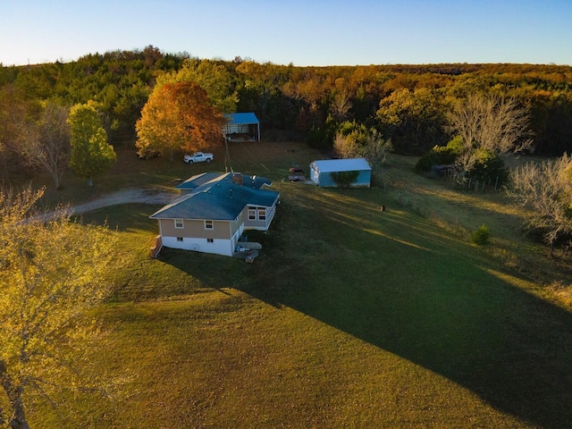 drone / aerial view