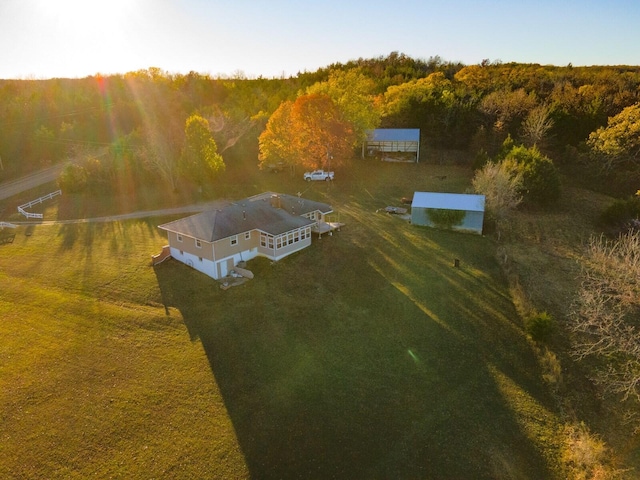 aerial view