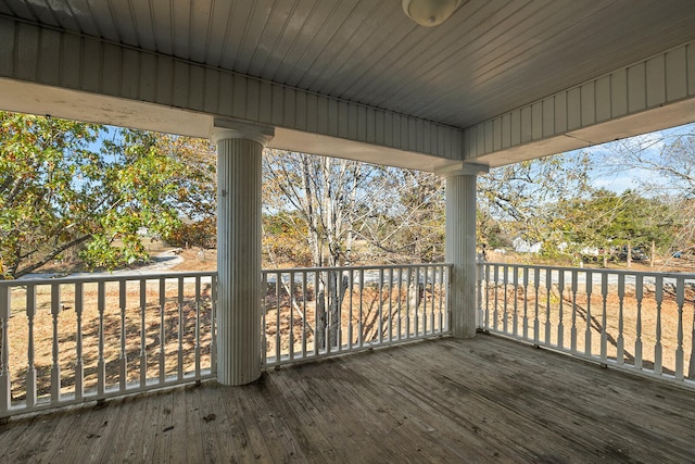 view of deck