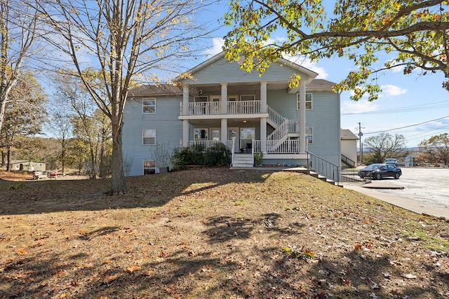 view of front of home featuring a porch