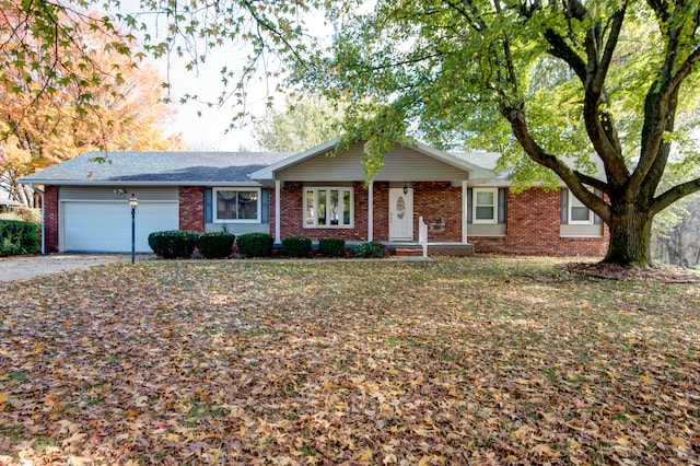 ranch-style house with a garage