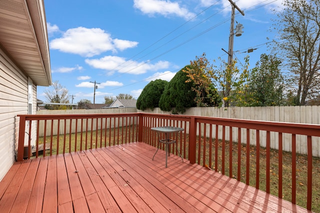 view of deck