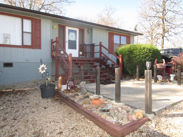 view of front of home