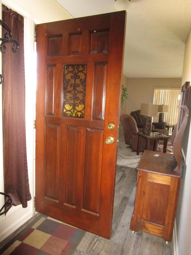27038 Hickory Dr, Eagle Rock, MO 65641 - entryway featuring wood finished floors