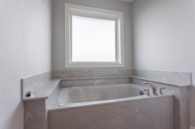 bathroom featuring a bathing tub