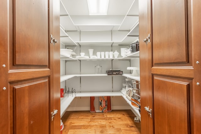view of pantry