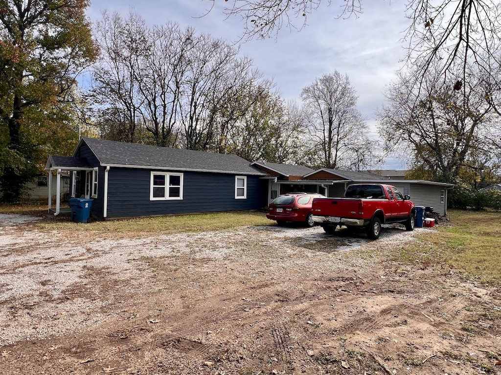 view of front of home