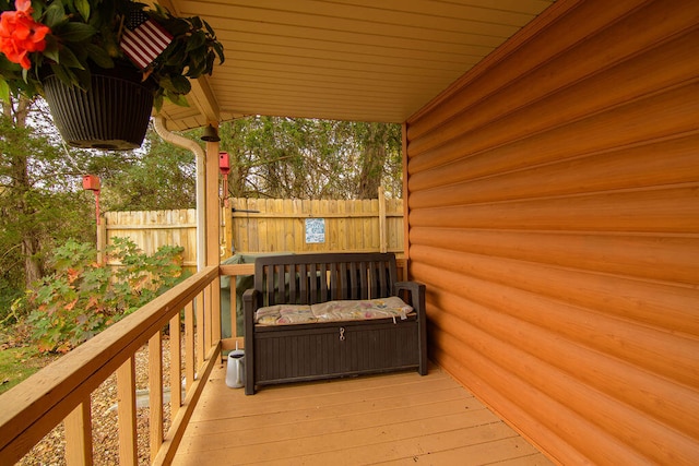 view of deck