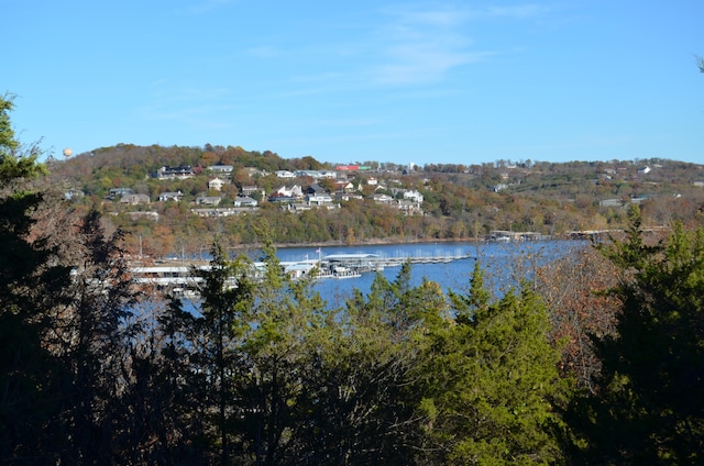 view of water feature