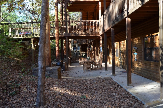 24 Village Trl Unit 1, Branson, MO 65616 - view of patio / terrace with a wooden deck
