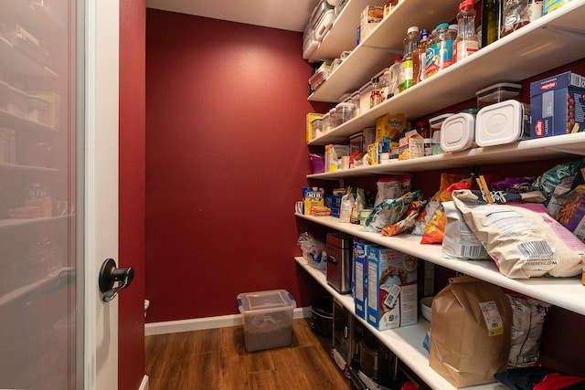 view of pantry