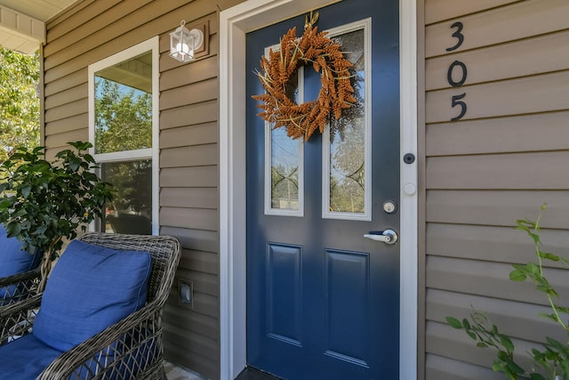 view of entrance to property