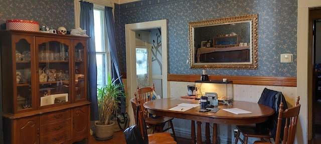 view of dining room