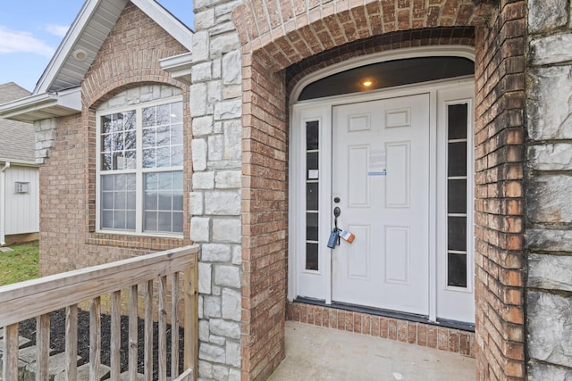 view of entrance to property