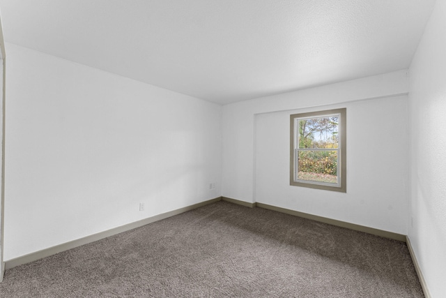 unfurnished room with carpet