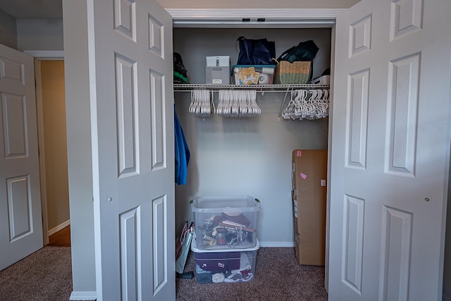 view of closet