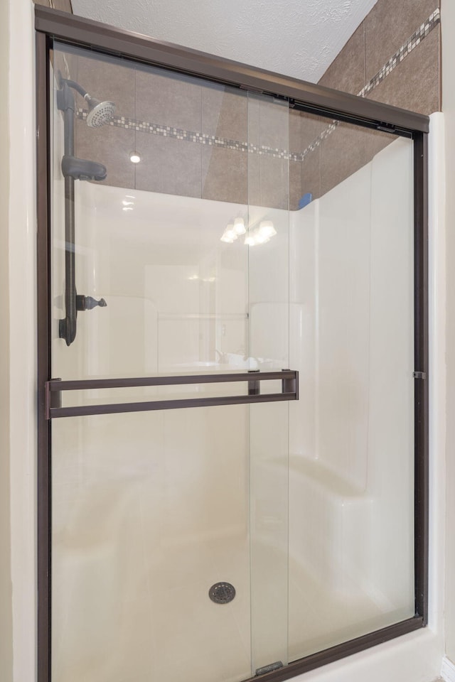 bathroom with walk in shower