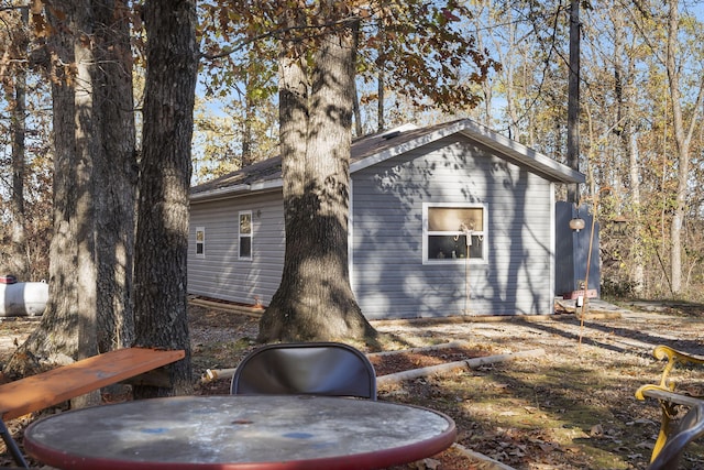 view of rear view of property