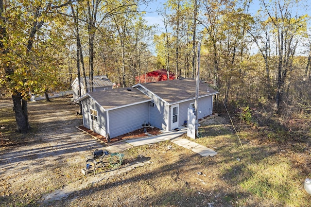 view of front of home