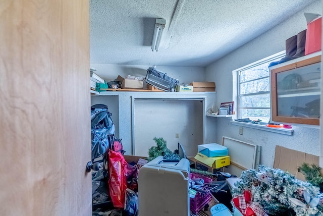 view of storage room